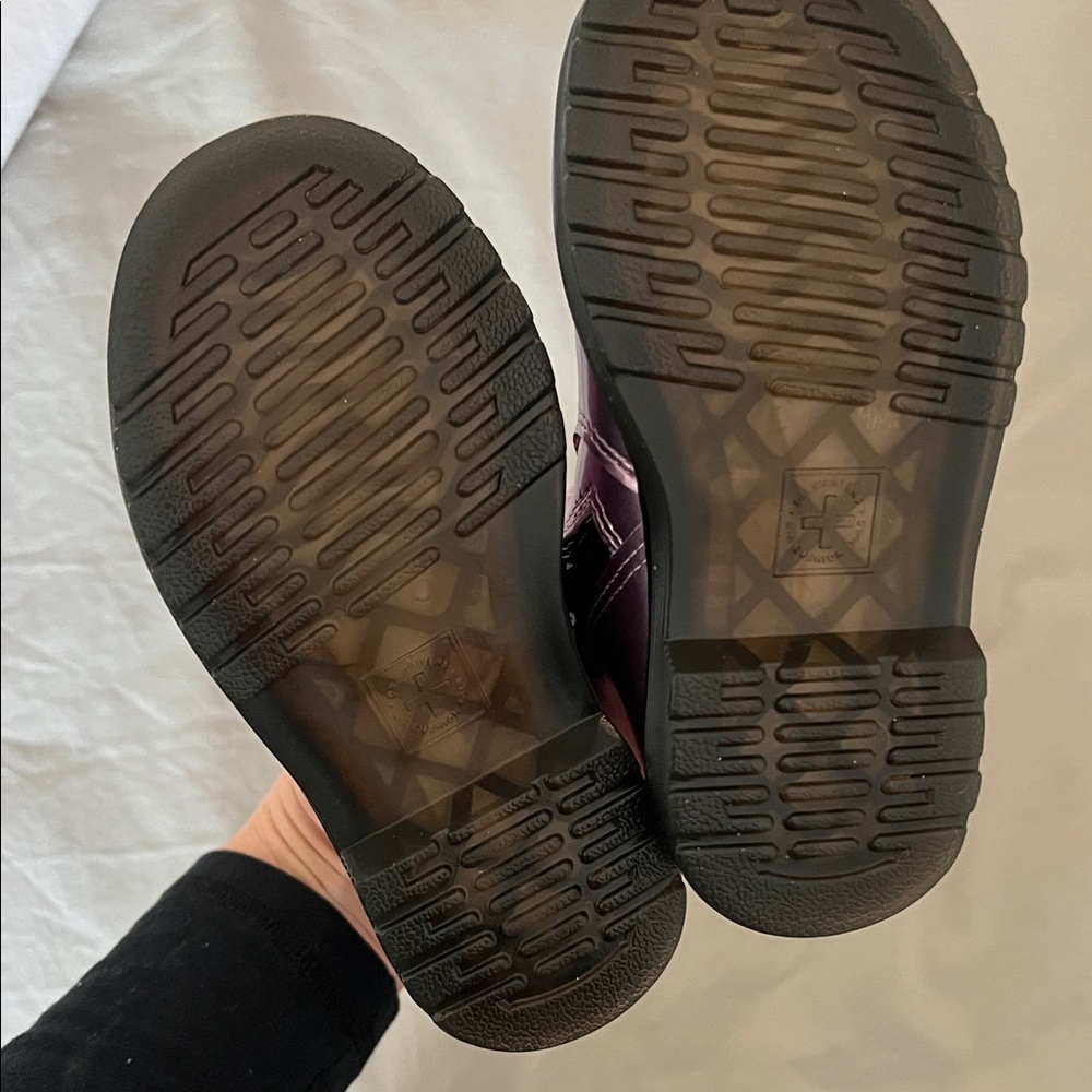 Dr. Martens Metallic Pink Zip Chelsea Boots - Picture 2 of 3